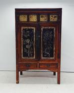 Chinese Kast Antiek met Goud, Huis en Inrichting, Kasten | Buffetkasten, Ophalen, 100 tot 150 cm, X, 150 tot 200 cm