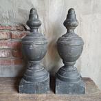 2x Stoere landelijke houten pinakel pion ornament *Etage3*, ., Ophalen of Verzenden, Zo goed als nieuw, .