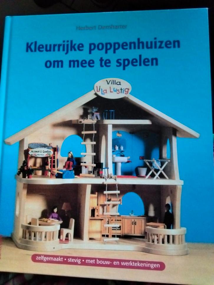 Kleurrijke Poppenhuizen om mee te spelen - Boek, Boeken, Hobby en Vrije tijd, Gelezen, Poppen maken, Geschikt voor kinderen, Ophalen of Verzenden