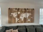 Wandbord map of the world, Huis en Inrichting, Ophalen, Zo goed als nieuw