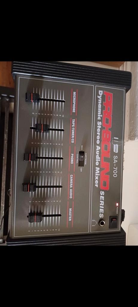 Mengpaneel ProBound SA-700, Muziek en Instrumenten, Mengpanelen, Gebruikt, 5 tot 10 kanalen, Microfooningang, Ophalen of Verzenden