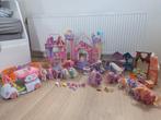My Little Pony Collectie: Kasteel, ijscowagen & 21 Pony's!, Kinderen en Baby's, Speelgoed | My Little Pony, Ophalen, Gebruikt