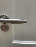 Hang en sluitwerk, wc garnituur, Ophalen of Verzenden, Gebruikt, Rvs, Slot