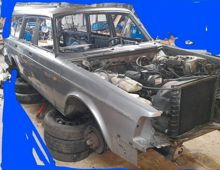 Volvo 240 Onderdelen - Restauratieproject, Auto-onderdelen, Overige Auto-onderdelen, Volvo, Gebruikt, Ophalen of Verzenden