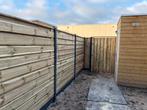 Grenen hout/beton schutting €105 per meter incl. Montage, Ophalen, 1 tot 2 meter, Minder dan 3 meter, Zo goed als nieuw