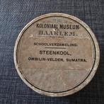 Doosje koloniaal museum Haarlem steenkool Sumatra, Antiek en Kunst, Ophalen of Verzenden