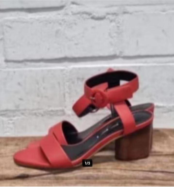 TIFFI - Prachtige leren sandalen maat 37 - Nieuw €165, Kleding | Dames, Schoenen, Nieuw, Sandalen of Muiltjes, Rood, Ophalen of Verzenden