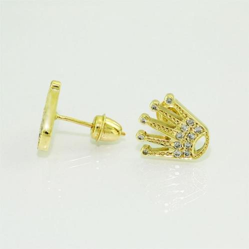 14 karaat gouden heren oorbellen - Rolex, Sieraden, Tassen en Uiterlijk, Oorbellen, Zo goed als nieuw, Knopjes of Stekers, Goud