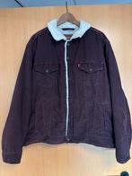 Levi's Sherpa Trucker Jacket Bordeauxrood, Verzenden, Maat 56/58 (XL), Zo goed als nieuw, Levis