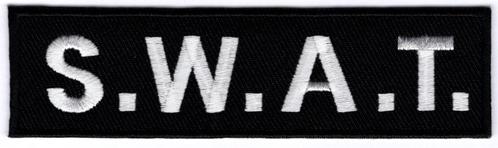 SWAT stoffen opstrijk patch embleem, Verzamelen, Stickers, Nieuw, Overige typen, Verzenden