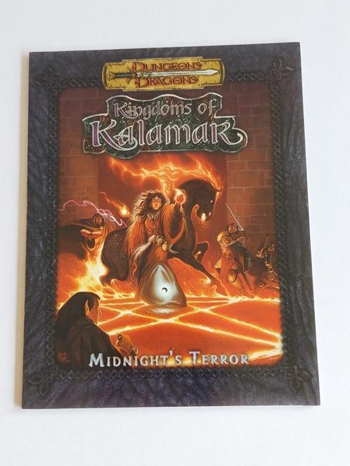 Kingdoms of Kalamar - Midnight's Terror - 3.0e, Hobby en Vrije tijd, Gezelschapsspellen | Overige, Zo goed als nieuw, Een of twee spelers