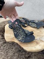 Replay leren slippers, Verzenden, Zwart, Replay, Zo goed als nieuw