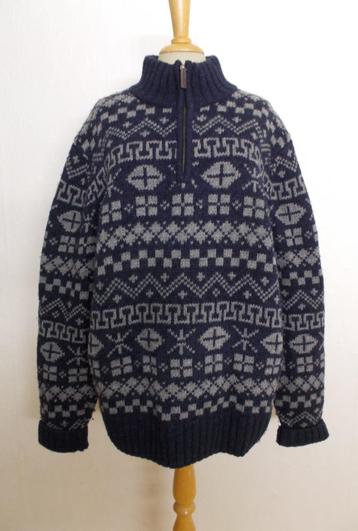 Unisex 84% lamswollen Noors/folklore look trui van Arrow! XL beschikbaar voor biedingen