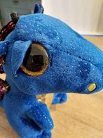 Ty Pluche Saffier Dino Sapphire Blauw Goud Groot Nieuw, Ophalen of Verzenden, Nieuw, Overige typen