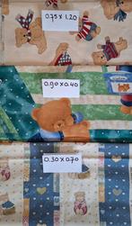 Lapjes met beren, Hobby en Vrije tijd, Stoffen en Lappen, Ophalen of Verzenden, Nieuw, Overige kleuren, Katoen