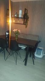 Tafel van echt hout, Huis en Inrichting, Zo goed als nieuw, Vijf personen of meer, 150 tot 200 cm, Rechthoekig