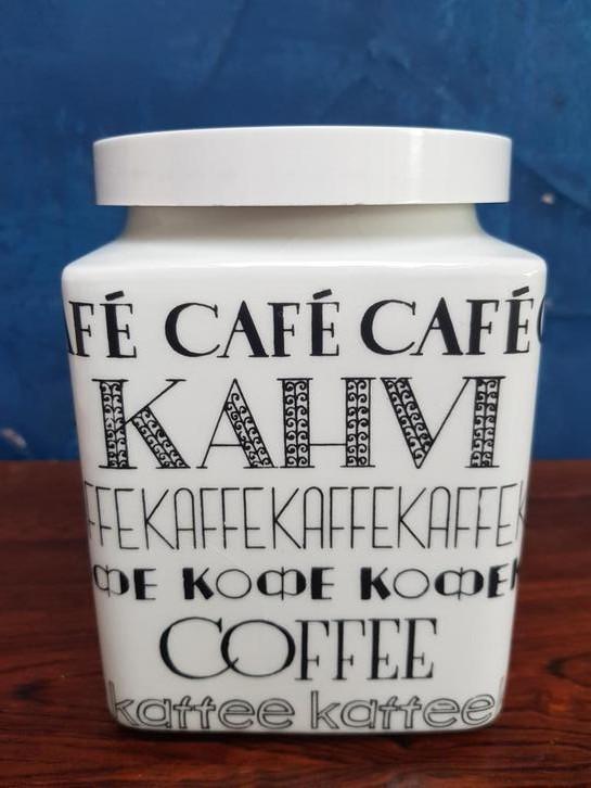 ARABIA koffie voorraadpot, hoogte 13,5 cm, uit 1968, Huis en Inrichting, Keuken | Servies, Zo goed als nieuw, Overige typen, Overige stijlen