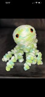 Gehaakte octopus knuffel groen, Ophalen of Verzenden, Nieuw, Overige typen