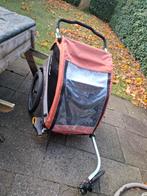 Burley fietskar + 2 stoelen + newborn set, Fietsen en Brommers, Fietsaccessoires | Aanhangers en Karren, Ophalen, Gebruikt, Opvouwbaar
