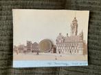 Middelburg foto op karton 1893, Ophalen of Verzenden, Voor 1920, Zeeland