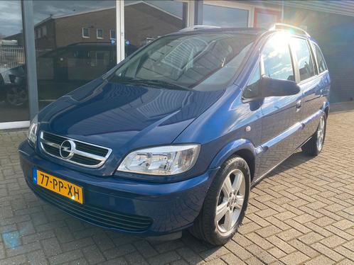 ✅ Opel Zafira 1.6 16V 2004 Blauw 7 Persoons Nap Nieuwe Apk, Auto's, Opel, Bedrijf, Zafira, ABS, Airbags, Airconditioning, Alarm