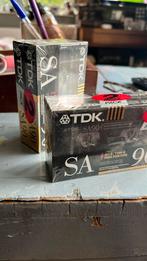 TDK SA90 cassette bandjes nieuw en gesealed per twee, 2 t/m 25 bandjes, Overige genres, Ophalen of Verzenden, Nieuw in verpakking