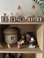 Houten blokken letters Bowie, Ophalen of Verzenden, Zo goed als nieuw, Overige typen