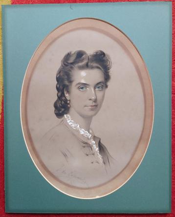 José DE CASENAVE Y PÉREZ (XIX-XX) Portret Spaanse vrouw 1880 beschikbaar voor biedingen