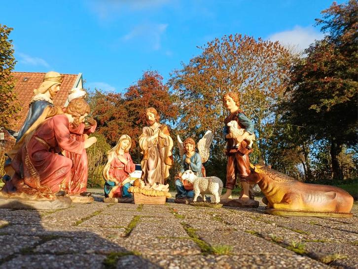 Figuren kerststal groot formaat, Diversen, Kerst, Zo goed als nieuw, Ophalen