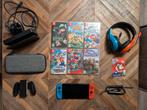 Nintendo Swith OLED + 6 Games en extra's, Switch OLED, Ophalen of Verzenden, Met 1 controller, Gebruikt