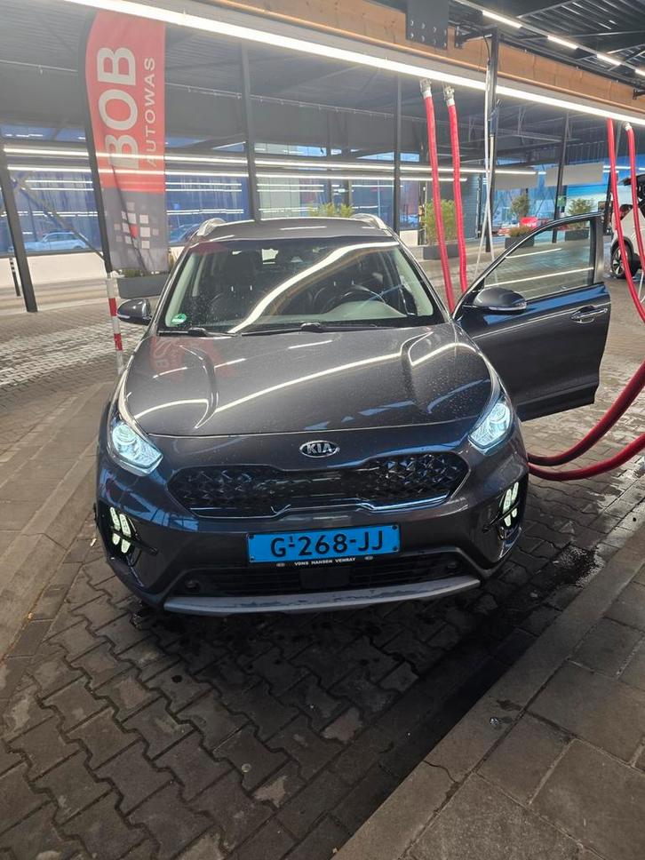 Kia Niro 1.6 GDi Hybrid 141pk Dct6 2019 Grijs, Auto's, Kia, Niro, Hybride Elektrisch/Benzine, Volledig hybride, A, SUV of Terreinwagen