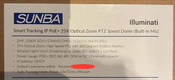 SUNBA PTZ Camera IP PoE+ 25x Zoom beschikbaar voor biedingen