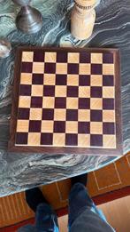 Luxe, handgemaakt hardhouten schaakbord, Een of twee spelers, Ophalen, Nieuw