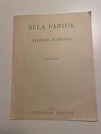 Béla Bartók - Allegro Barbaro - Piano Solo, Gebruikt, Klassiek, Ophalen of Verzenden, Artiest of Componist