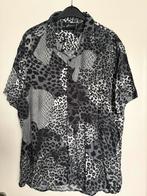 Zwart grijze heren blouse van Gabini. Mt.XL., Zwart, Ophalen of Verzenden, Zo goed als nieuw, Halswijdte 43/44 (XL)