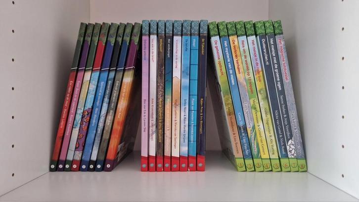 Leesboeken, 3 series, mysterieuze verhalen, oa Taptoe, Boeken, Kinderboeken | Jeugd | onder 10 jaar, Zo goed als nieuw, Fictie algemeen