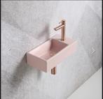Fontein wastafel toilet roze nieuw, Ophalen, Nieuw, Steen, Wastafel