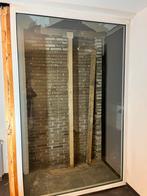 Kozijn met dubbel glas (vast) 160x250, Doe-het-zelf en Verbouw, Kozijnen en Schuifpuien, Ophalen, Kunststof, Gebruikt, Raamkozijn