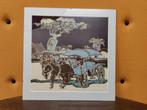Prachtig Vintage Batik Kunstwerk van een Paardenkoets, Ophalen of Verzenden