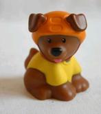little People hond puppy met oranje helm, Ophalen of Verzenden, Zo goed als nieuw