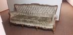 3 zits gecapitonneerde bank, Ophalen, Hout, Gebruikt, 150 tot 200 cm