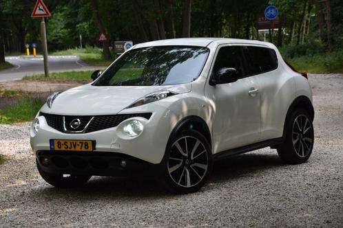 Nissan Juke 1.6 86KW Eco-pure Drive 2013 Wit, Auto's, Nissan, Particulier, Juke, ABS, Achteruitrijcamera, Airbags, Airconditioning
