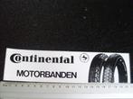 sticker Continental motorbanden logo motor tyres banden, Verzenden, Zo goed als nieuw, Merk
