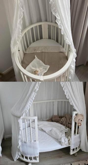 Super leuke Stokke wieg incl. Uitbreidingset voor ledikant beschikbaar voor biedingen