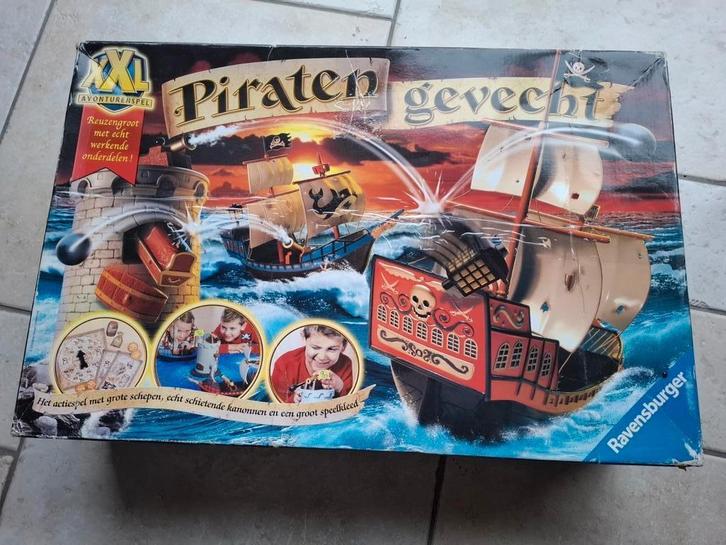 XXL Piratengevecht, Hobby en Vrije tijd, Gezelschapsspellen | Bordspellen, Zo goed als nieuw, Een of twee spelers, Ophalen of Verzenden