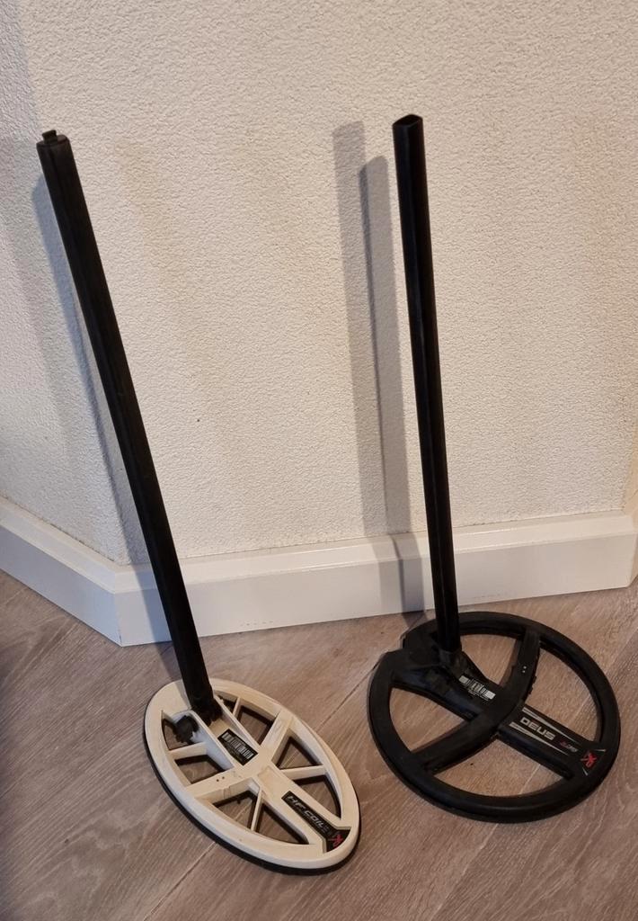 Zeer nette Deus XP HF elips schijf en een X35 schijf, Hobby en Vrije tijd, Metaaldetectors, Zo goed als nieuw, XP, Ophalen of Verzenden