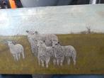 Schilderij Schapen GJFlotman 1928, Ophalen of Verzenden