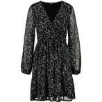 Chiffon jurk zwart met voering maat 36 NIEUW, Zwart, Nieuw, Ophalen of Verzenden, Maat 36 (S)