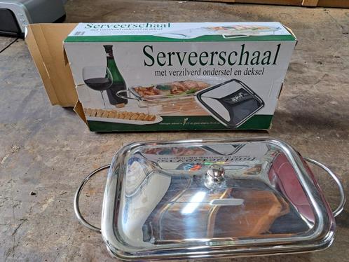 serveerschaal NIEUW, Huis en Inrichting, Keuken | Servies, Nieuw, Schaal of Schalen, Overige stijlen, Glas, Ophalen of Verzenden