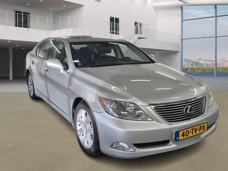 Lexus LS460 4.6 AUT 2007 Grijs alle opties nw APK Youngtimer, Auto's, Lexus, Bedrijf, LS(-H), ABS, Achteruitrijcamera, Adaptieve lichten